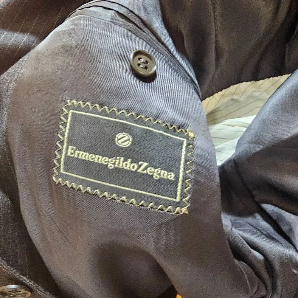 Ermenegildo Zegna Wool Blazer Sport Coat Jacket EU 60